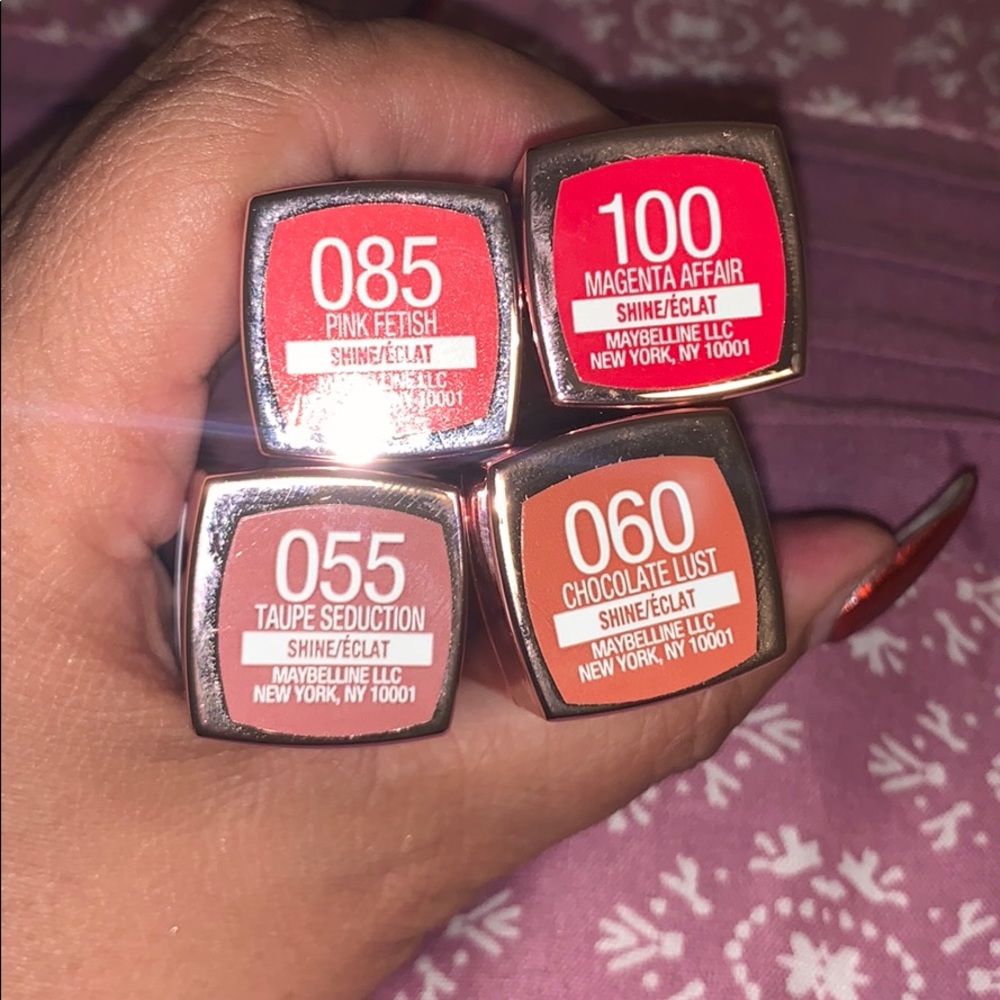 Maybelline rouge lipsticks
